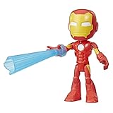 SPIDEY AND HIS AMAZING FRIENDS Hasbro Spinn Figure - Iron Man