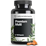 Premium Multivitamin – 180 hochdosierte Komplex-Kapseln – wertvolle Vitamine...