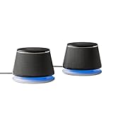 Amazon Basics Stereo-2.0-Lautsprecher für PC oder Laptop, 3,5-mm-AUX-Eingang,...