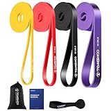 TOMSHOO Resistance Bands Set, Widerstandsbänder Fitnessbänder Klimmzugband...