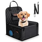 Looxmeer Hunde Autositz Extra Stabiler für Kleine Mittlere Hunde, Auto...