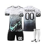 Generisch Personalisiertes Fußballtrikot für Kinder 2024 2025 Boy Football...