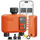 XinFuture Smart WLAN Bewässerungscomputer 2 Ausgänge mit 300 Meter RF,WiFi...