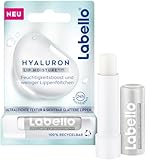 Labello Lippenpflegestift mit Hyaluronsäure für 24h Feuchtigkeit, Lippenbalsam...