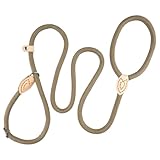 Retrieverleine mit Zugstopp, 150 cm Hundeleine mit Halsband, Einstellbar...