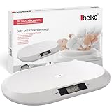 Belko® Babywaage flach digital bis 20kg Baby Waage Stillwaage Tierwaage...