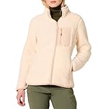 Amazon Essentials Damen Lange Sherpa-Jacke Mit Stehkragen, Durchgehendem...