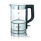 SEVERIN Mini Glas Wasserkocher 0,5 L, leistungsstark und kompakt in hochwertigem...