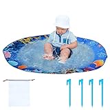 Toddler Beach Pool, Kinder Strandpool Rund 150cm Strandpooldecke Mit Tragebeutel...