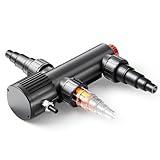 SunSun CUV-209 Teichklärer 1500 l/h / 9 W UVC, Vorklärgerät für Teichfilter...