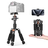 K&F Concept Mini Stativ,kompaktes Kamerastativ mit 360° Kugelkopf,52 cm...