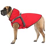 Mosucoirl Hunde Regenmantel Wasserdichter Hunde Kapuzenpullover Reflektierender...