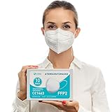 Health2b FFP2 Masken CE Zertifiziert aus Deutschland 10 Stück CE1463 5-Lagen...