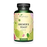 Bierhefe Brewers Yeast 2500 mg | Mit Biotin für gesunde Haut, Haare und Nägel...
