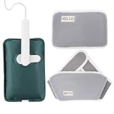 hYwecy Wiederaufladbare Elektrische Wärmflasche Mit Soft-Touch-Gürtel und...