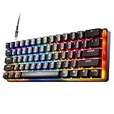 SteelSeries Apex Pro Mini HyperMagnetic Gaming-Tastatur – Die weltweit...