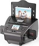 Film- und Fotoscanner mit 6,1 cm (2,4 Zoll) LCD-Display, konvertiert 135 Folien...