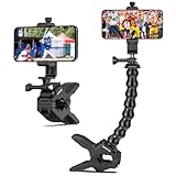 Sametop Handy Halter Schwanenhals Handy Halterung Klemme Flex Arm Ständer für...