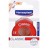Hansaplast Fixierpflaster Classic (5 m x 2,5 cm), Tapeband zur einfachen und...