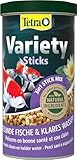 Tetra Pond Variety Sticks - Fischfutter-Mix für Teichfische aus drei...