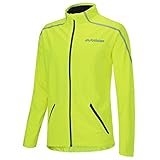 Airtracks Herren Thermo Fahrradjacke Winter Radjacke Softshell AIR TECH - Neon -...