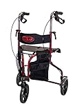 Antar 14131 Delta Gehrad, Rollator mit 3 Rädern und abnehmbarer Tasche