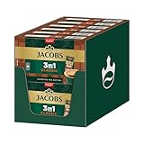 Jacobs 3in1 Classic, Instant Kaffee Sticks, löslicher Bohnenkaffee mit Creamer...