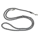TRIXIE Hundeleine Cavo V-Leine S–M, 2,00 m ø 12 mm in grafit - verstellbare...