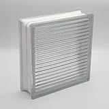 Basic Glasbaustein Gekreuzt klar, 24x24x8 cm - 4 Stück