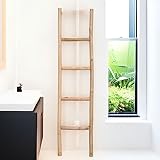 Marrakesch Dekoleiter aus Holz 150cm Handtuchleiter Manon Natur als...