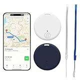 Schlüsselfinder GPS Tracker Tag für iOS/Android App mit Alarmton, Bluetooth...