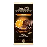 Lindt Schokolade Edelbitter Mousse Orange | 150 g Tafel | Mit 70 % Kakaogehalt...