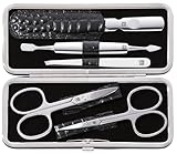 Zwilling Rahmenetui, Croco Lacquer, 5-tlg., schwarz, 1 Stück