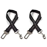 2pcs Anschnallgurt Hund Auto, Hundegurt fürs Auto, Hunde Sicherheitsgurt für...