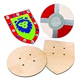 Baker Ross AW654 Holzschild, Schild mit elastischem Griff, perfektes Zubehör...
