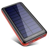 Feob Solar Powerbank 26800mAh, [2024 Upgrade Steuerungs-IC] Solar Ladegerät 2...