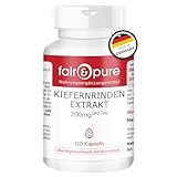 Fair & Pure Kiefernrinden Extrakt 200mg, 120 Kapseln, 95% Proanthocyanidine,...