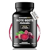 Rote Beete Kapseln Extrakt 4:1-90 Kapseln a 700 mg Hochdosiert - 3 Monats Vorrat...