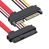 chenyang SAS zu SATA Kabel SFF-8482 SAS 29Pin auf SATA 22Pin Festplatten RAID...