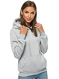 OZONEE Damen Kapuzenpullover Sweatjacke Sweatshirt Farbvarianten Kapuzenjacke...