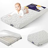 gowoll Baby Matratze 60x120 cm aus Kaltschaum mit Anti-Erstickungskanal 6 cm...