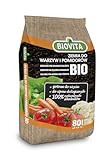 BIOVITA Bio Erde für Gemüse und Tomaten, 80L - Nährstoffreiche Öko-Erde für...