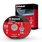 Original Einhell 5-tlg. Dünntrennscheiben-Set für Metall, Ø 125 mm (1 mm...