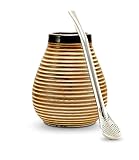 caámate. Yerba Mate Tee Set ● Das Original ● Keramik Matebecher + Edelstahl...
