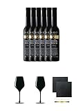Peter Mertes Nachtgold Beerenauslese 6 x 0,375 Liter + Blind Tastinglas für...
