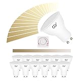 GY GU10 LED Dimmbar Warmweiss Lampe, 7W 2700K 600lm Warmweiß Glühbirnen,...