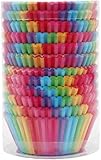 200 Stück Muffin Backformen Cupcake Wrapper Regenbogen Papier Fällen Liners...