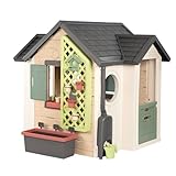 Smoby Life - Garten Spielhaus (128x132x135 cm) mit 60% Recycling-Anteil -...