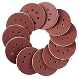 Selead 120 Stück Schleifpapier 125mm Klett Profi 8-Loch Schleifscheiben...