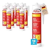 10x Alfa Acryl-Dichtstoff weiß 310 ml Profi-Qualität besonders schnell...